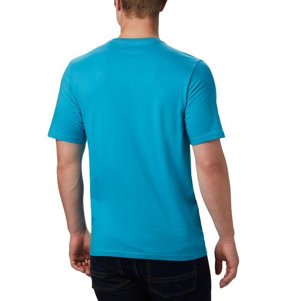 Columbia CSC Basic Logo T-Shirt Blue For Men's NZ26748 New Zealand